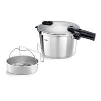 SCHNELLKOCHTOPF Vitaquick® Premium 8,0 L  - Edelstahlfarben/Silberfarben, Basics, Metall (47l) - Fissler