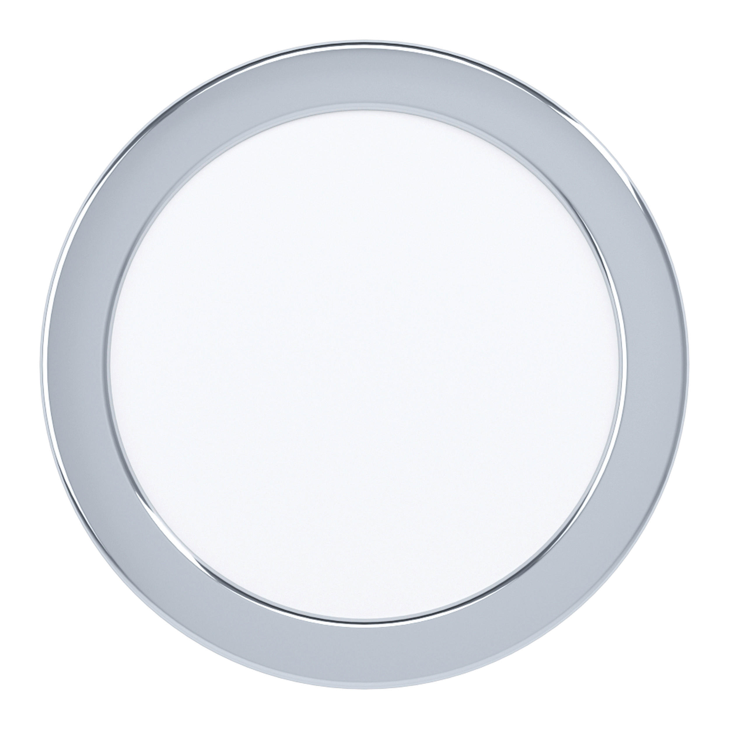 LED-EINBAUSPOT Fueva5 16,6 cm  - Chromfarben/Weiß, Basics, Kunststoff/Metall (16,6cm) - Celina