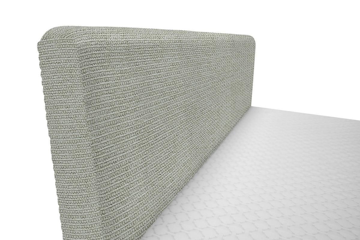 BOXBETT 160/200 cm  in Ecru  - Ecru/Schwarz, Design, Holz/Holzwerkstoff (160/200cm) - Xora