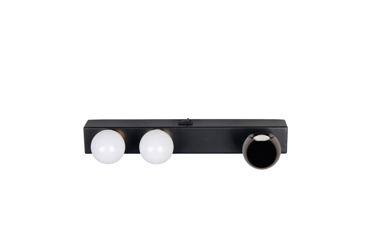 LED-WANDLEUCHTE Arpino 5/30/11 cm  - Schwarz/Weiß, Design, Kunststoff/Metall (5/30/11cm) - Trio Leuchten