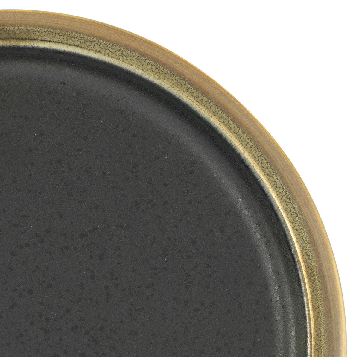KOMBINOVANÝ SERVIS, 16-dielne, kamenina - čierna/zlatá, Modern, keramika (40,5/37/49,5cm) - Creatable