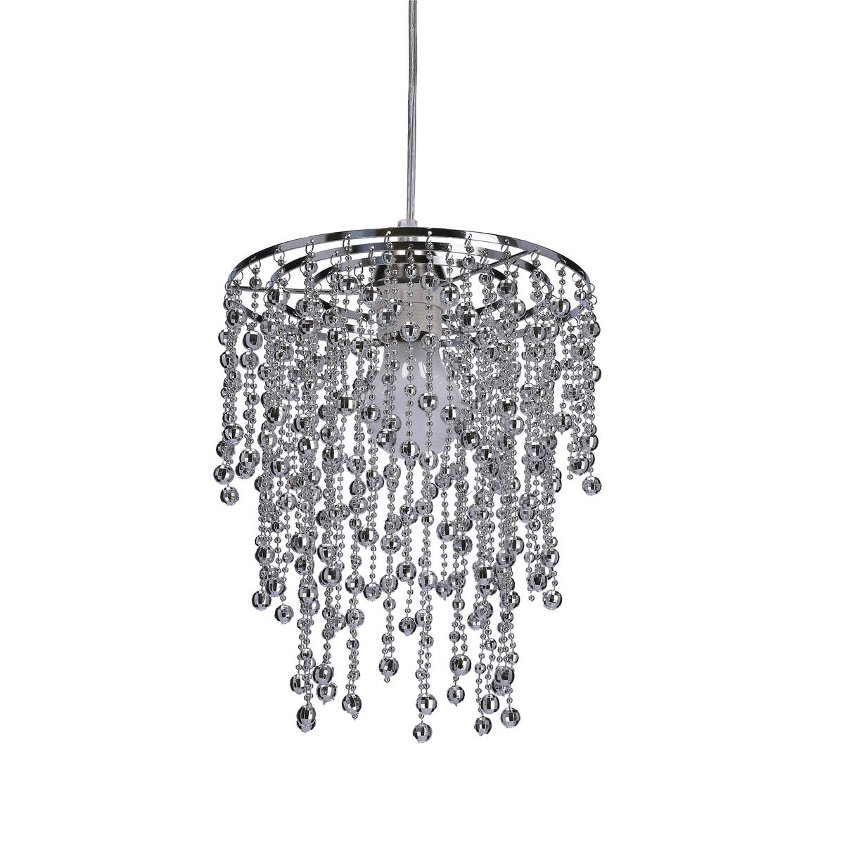 HÄNGLAMPA 22.5/22.5/110 cm  - kromfärg, Klassisk, metall (22.5/22.5/110cm)