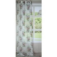 ÖSENSCHAL halbtransparent 140/245 cm   - Rosa/Weiß, Natur, Textil (140/245cm)