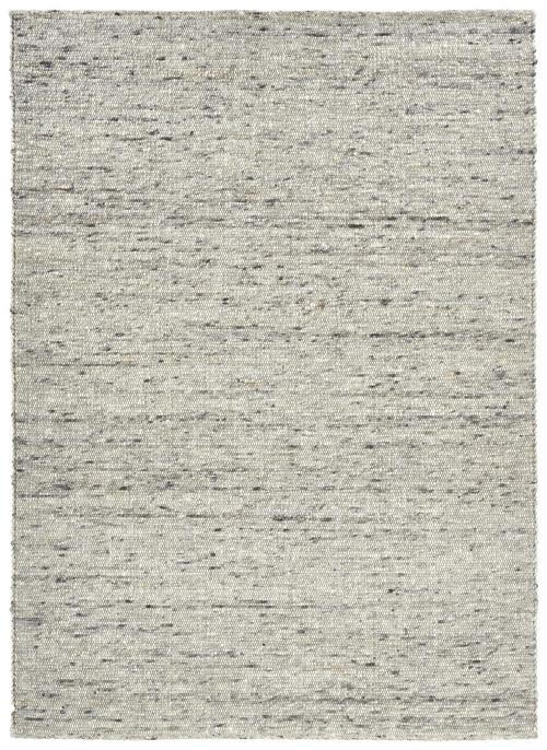 HANDWEBTEPPICH  Vesuv   - Schwarz/Grau, Natur, Textil (70/130cm) - Linea Natura