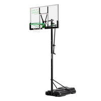 BASKETBALLSTÄNDER - Schwarz/Grün, KONVENTIONELL, Kunststoff/Metall (128/296-371/210cm) - Salta