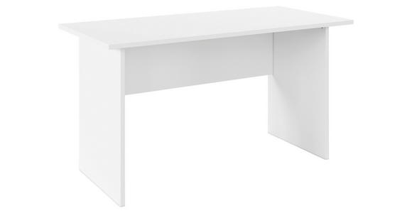 JUGENDSCHREIBTISCH 140/66/75 cm  - Weiß, Trend, Holzwerkstoff (140/66/75cm) - Xora