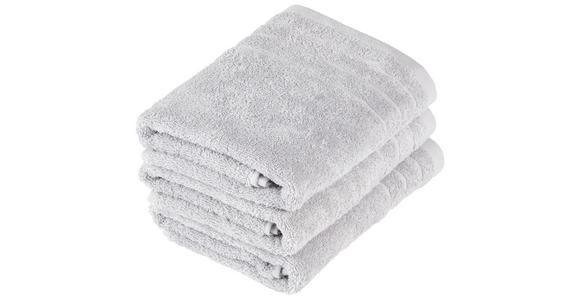 FROTTIERSET 50/90 cm Silberfarben - Silberfarben, Basics, Textil (50/90cm) - Esposa