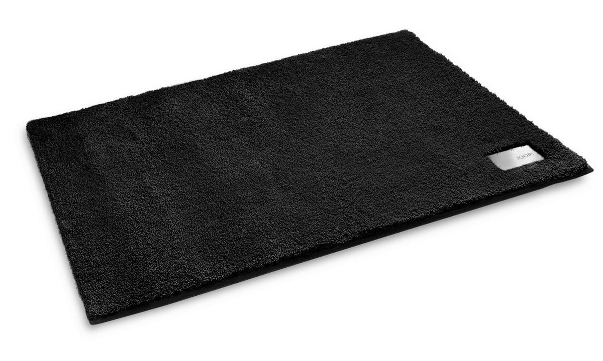 BADTEPPICH Luxury Schwarz 50/60 cm  - Schwarz, Basics, Kunststoff/Textil (50/60cm) - Joop!