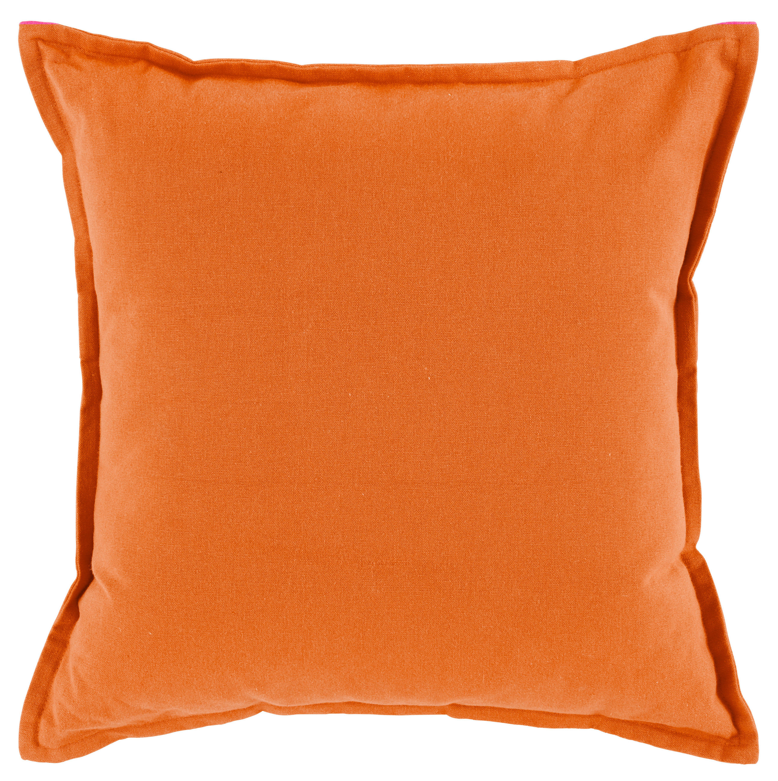 DÍSZPÁRNA  - narancs, Basics, textil (40/40cm) - Novel