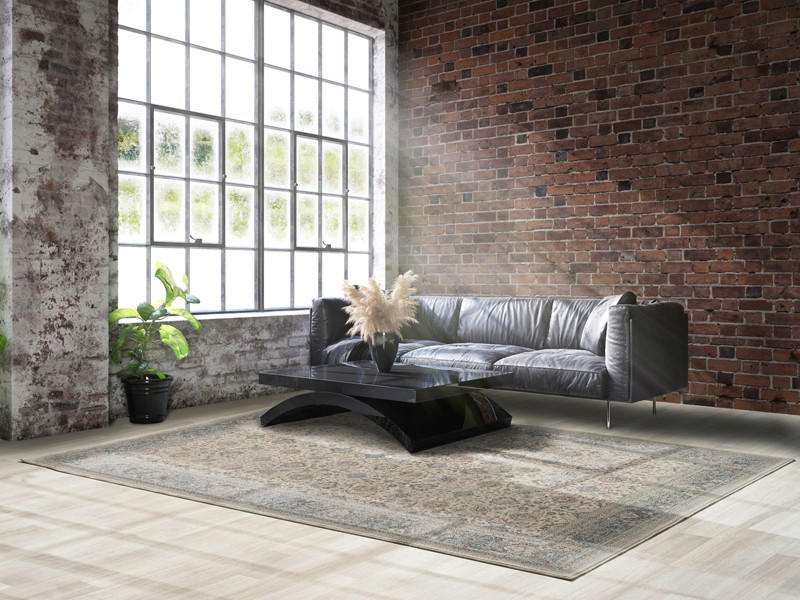 WEBTEPPICH 140/190 cm Blau, Creme  - Blau/Creme, Design, Textil (140/190cm) - Dieter Knoll