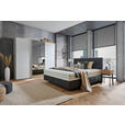 BOXSPRINGBETT 200/200 cm  in Anthrazit  - Anthrazit/Schwarz, Design, Kunststoff/Textil (200/200cm) - Esposa