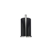 KÜCHENROLLENHALTER - Edelstahlfarben/Schwarz, KONVENTIONELL, Metall (15,5/30cm) - Wesco