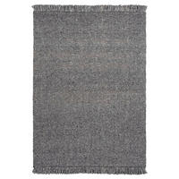 FLACHWEBETEPPICH 140/200 cm Anthrazit  - Anthrazit, Basics, Textil (140/200cm) - Kayoom
