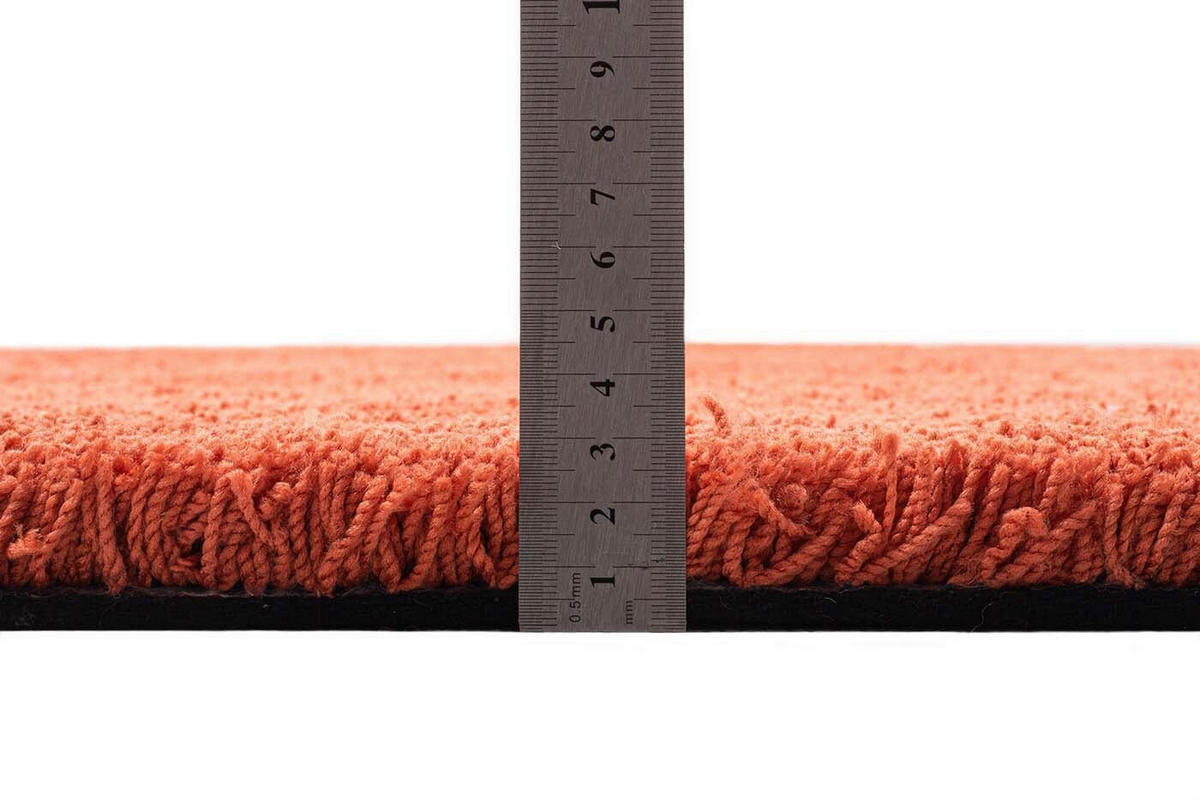 TEPIH VISOKOG FLORA  140/140 cm  boje hrđe  Cozy  - boje hrđe, Basics, tekstil (140/140cm) - Tom Tailor