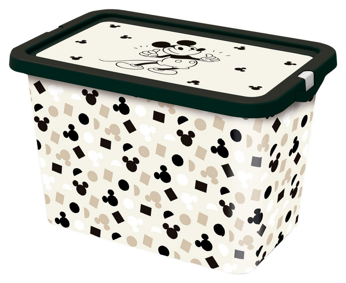 BOX MIT DECKEL Mickey & Minnie  - Basics, Kunststoff (29/18/19cm) - Disney