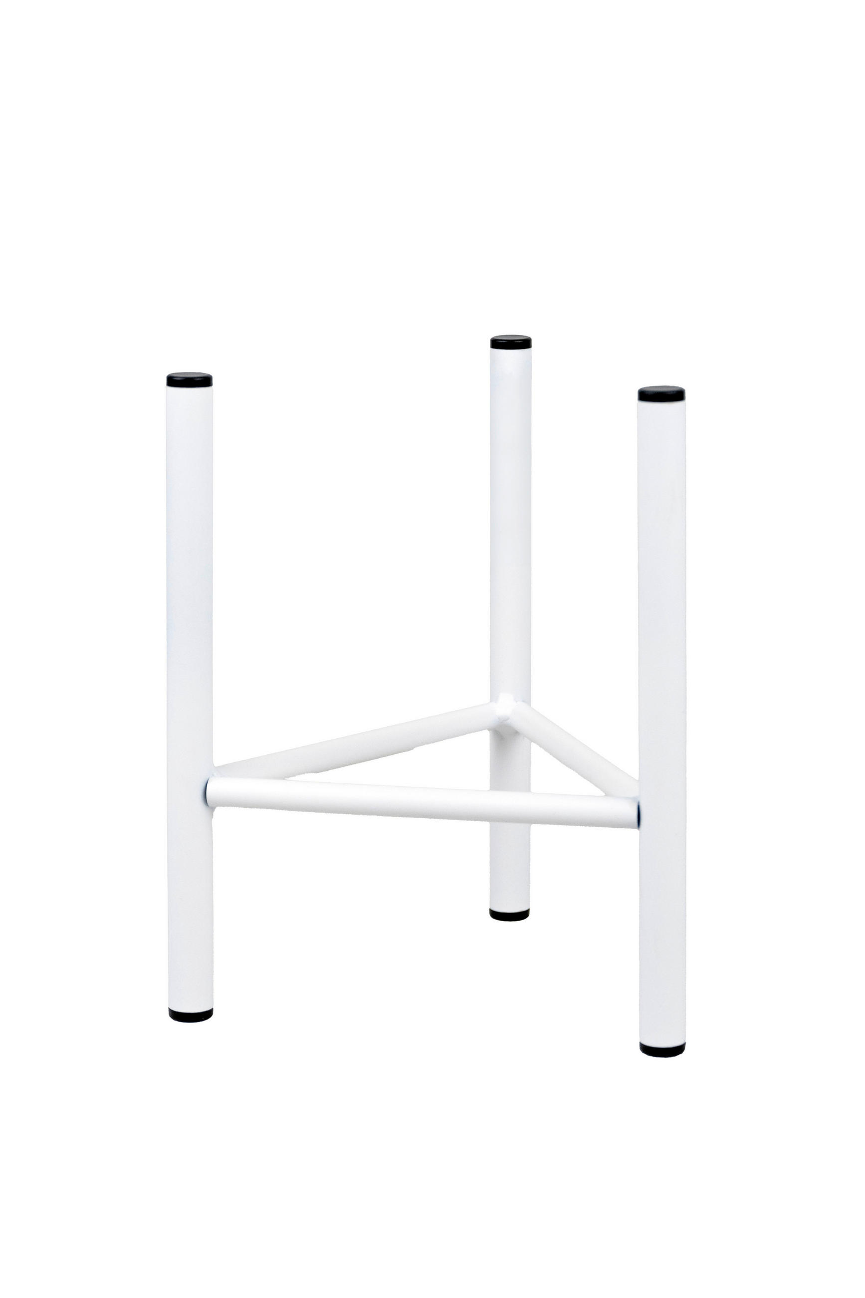 BLUMENSTÄNDER Metall  - Weiß, Basics, Metall (23/25/23cm)