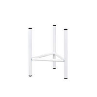 BLUMENSTÄNDER in Metall  - Weiß, Basics, Metall (23/25/23cm)