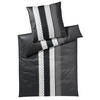 BETTWÄSCHE Makosatin 155/220 cm  - Schwarz/Weiß, Basics, Textil (155/220cm) - Joop!