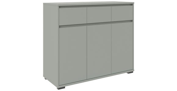SIDEBOARD  120,1/102,8/48 cm 3 Schublade(n)  - Anthrazit/Graugrün, Design, Holzwerkstoff/Kunststoff (120,1/102,8/48cm) - Carryhome