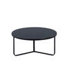 COUCHTISCH 80/80/35 cm rund Schwarz  - Schwarz, Design, Glas/Metall (80/80/35cm) - Xora