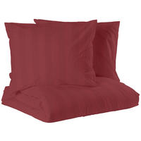 PÅSLAKANSET satin 220/210 cm  - röd, Basics, textil (220/210cm)
