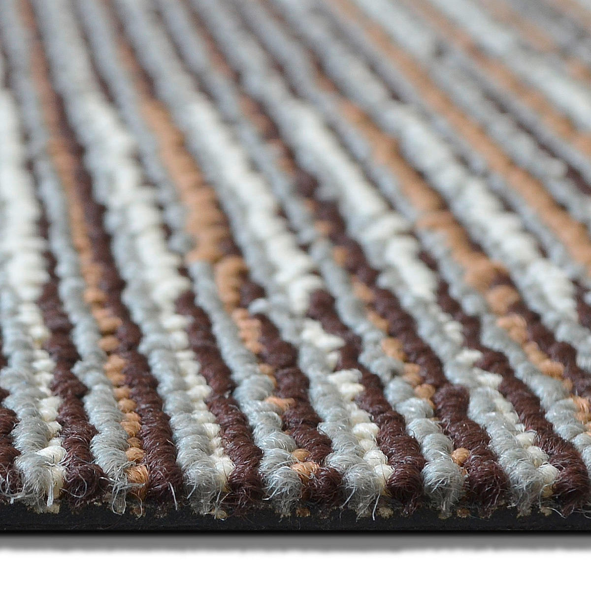 TEPPICHFLIESE - Beige/Braun, Basics, Kunststoff (50/50cm) - Esposa