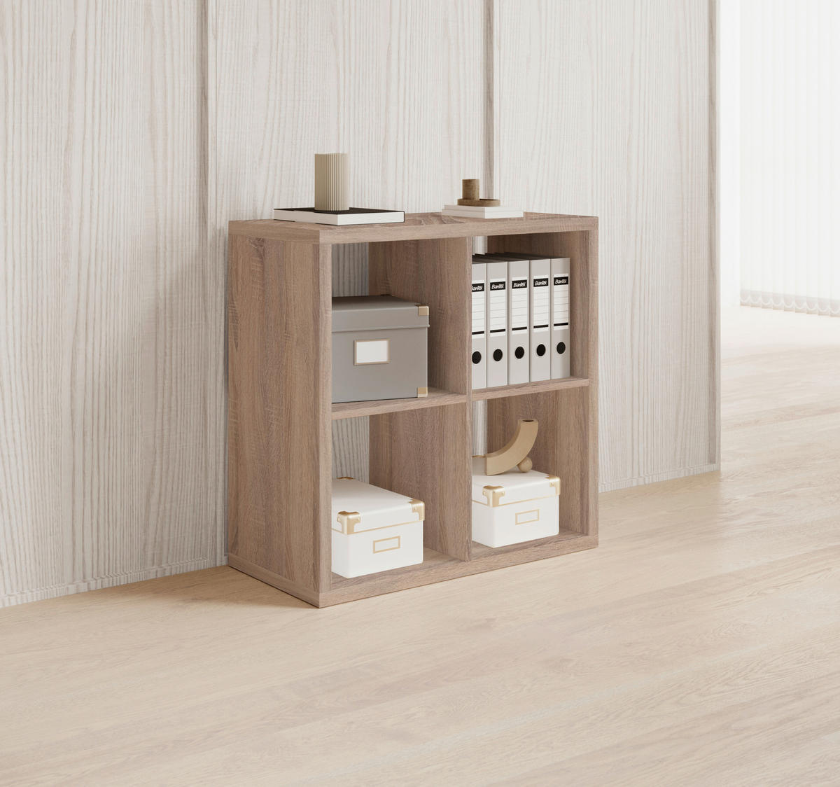 TÉRELVÁLASZTÓ Sonoma tölgy  - Sonoma tölgy, Design, faalapú anyag (77/77/38cm) - Carryhome