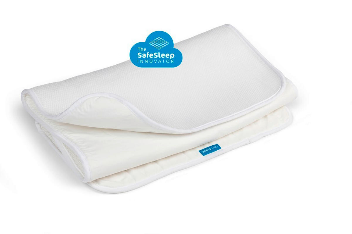 ZAŠČITNA PREVLEKA ZA VZMETNIC - siva/bela, Basics, tekstil (70/140cm) - AEROSLEEP