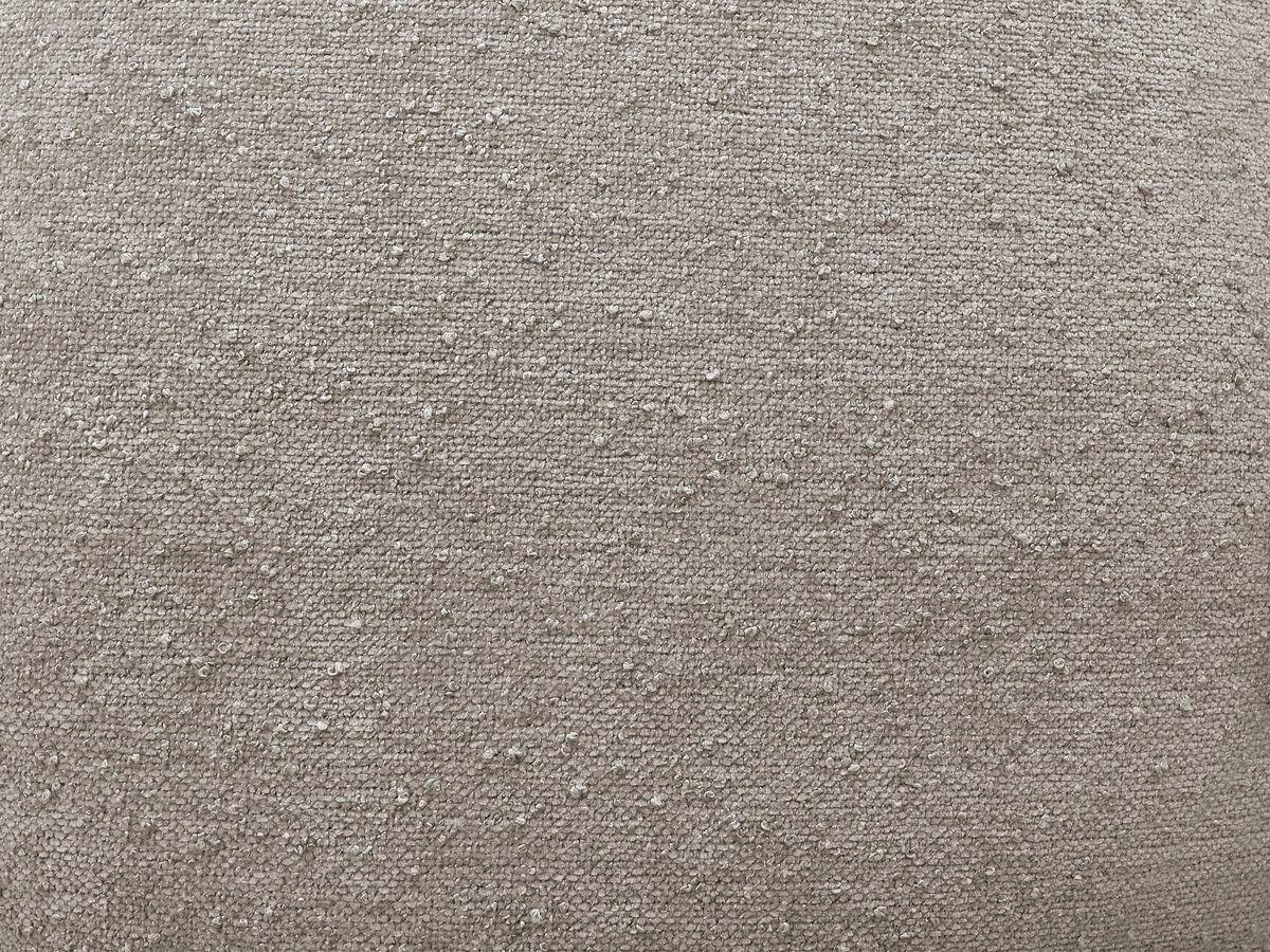 ECKSOFA Ottomane links  EVEREST Taupe Struktur  - Taupe/Schwarz, MODERN, Kunststoff/Textil (210/352cm) - Livetastic