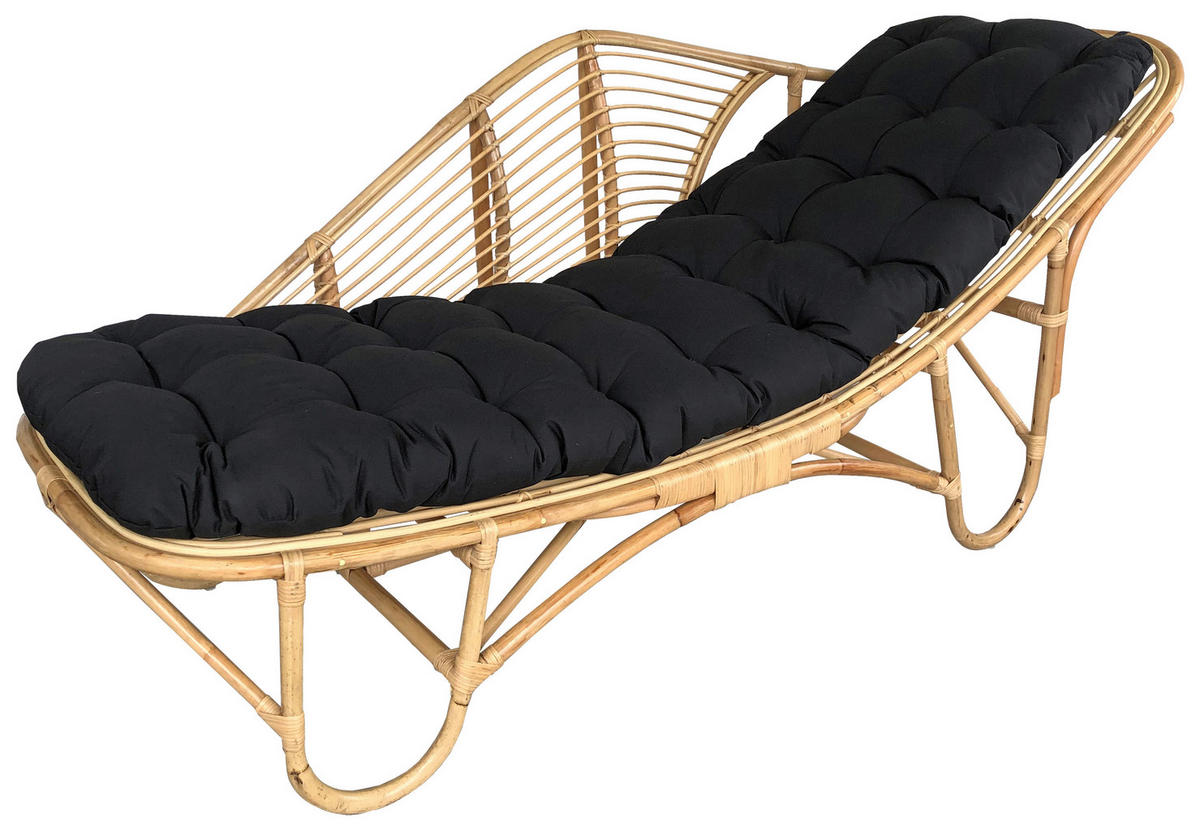 GARTEN-RELAXLIEGE 65/85/200 cm  - Naturfarben, Design, Holz (65/85/200cm) - Ambia Home