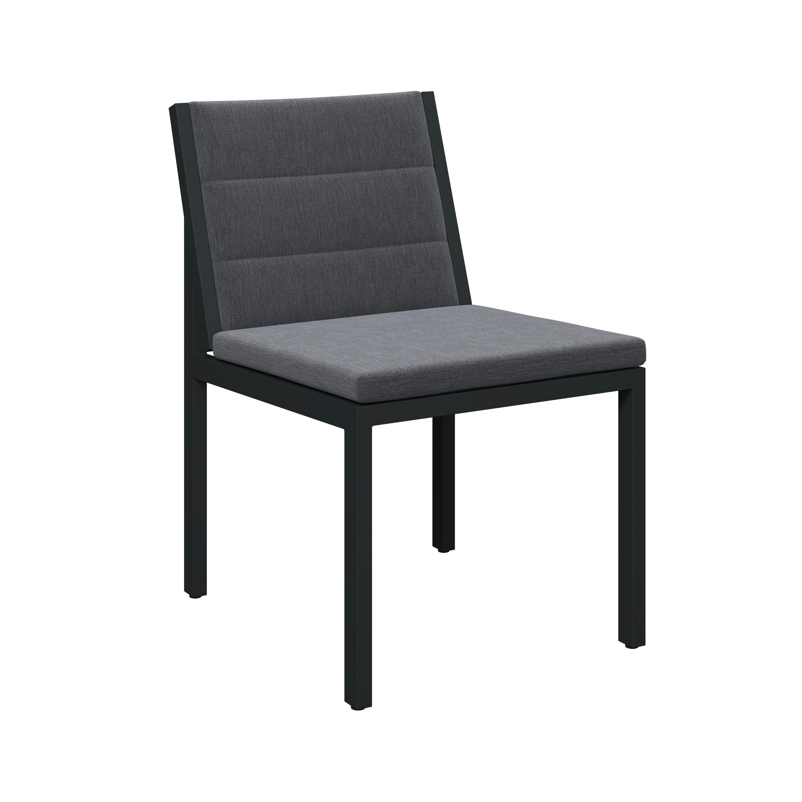 LOUNGESESSEL  - Anthrazit/Grau, MODERN, Textil/Metall (50/82/62cm) - Amatio