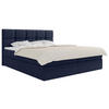 BOXBETT 140/200 cm  in Dunkelblau  - Schwarz/Dunkelblau, MODERN, Holz/Holzwerkstoff (140/200cm) - MID.YOU
