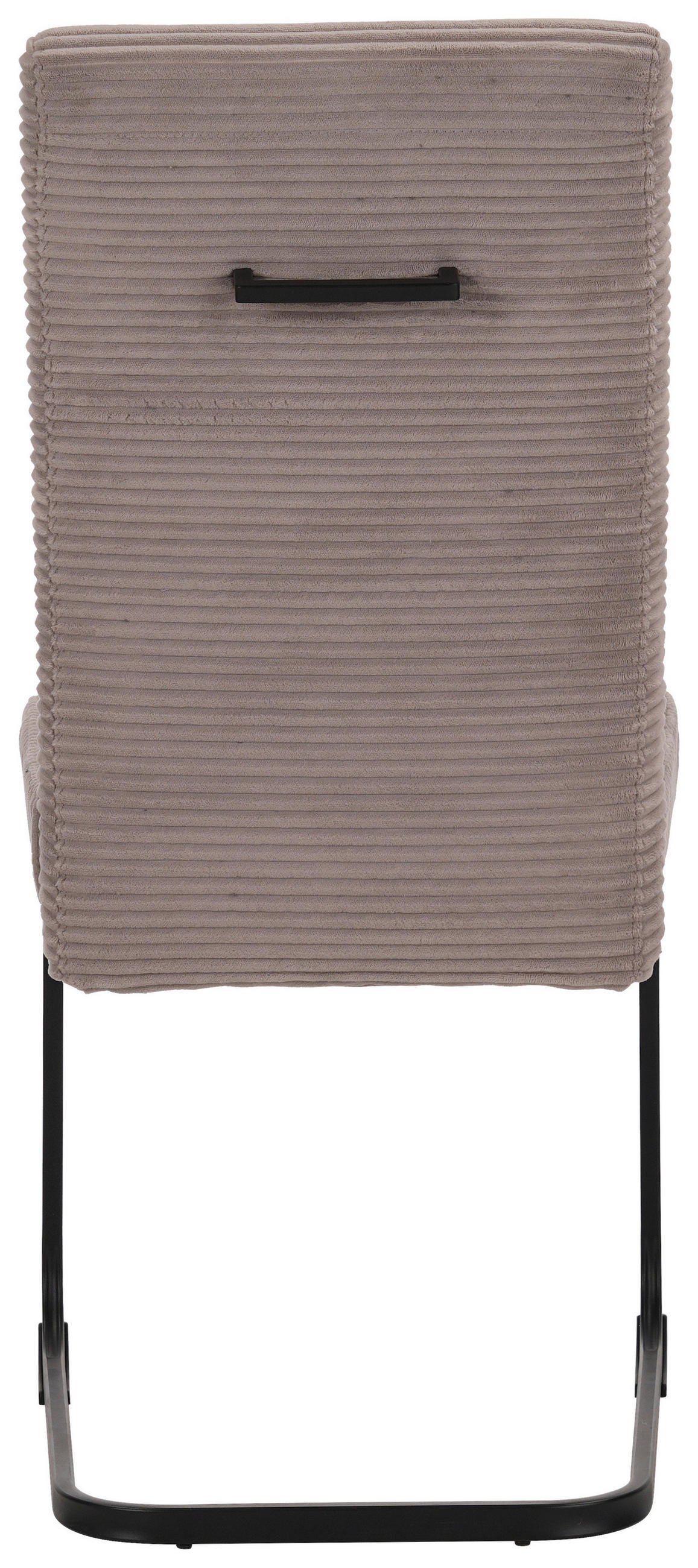 SCHWINGSTUHL   Mikrofaser  - Hellbraun/Schwarz, MODERN, Textil/Metall (46/100/61cm) - MID.YOU