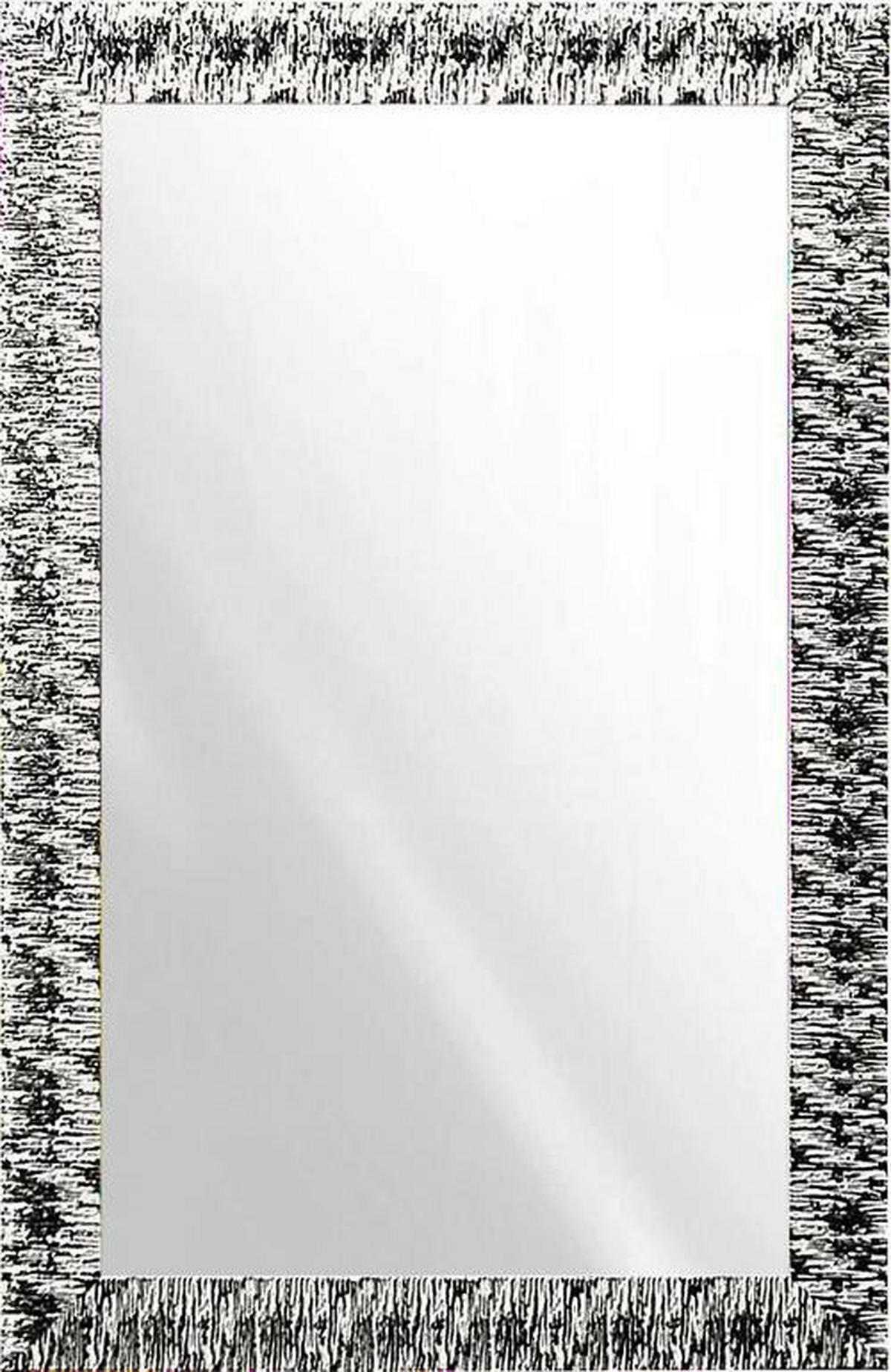 WANDSPIEGEL 70/110/2 cm    in rechteckig  - Silberfarben/Weiß, Design, Glas/Holz (70/110/2cm) - Xora