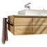 BADEZIMMER Eichefarben - Eichefarben/Weiß, Design, Holz/Stein (160cm) - Voglauer