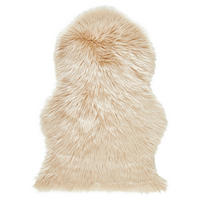 VEŠTAČKO KRZNO   - bež, Osnovno, tekstil/krzno (60/90cm) - Boxxx