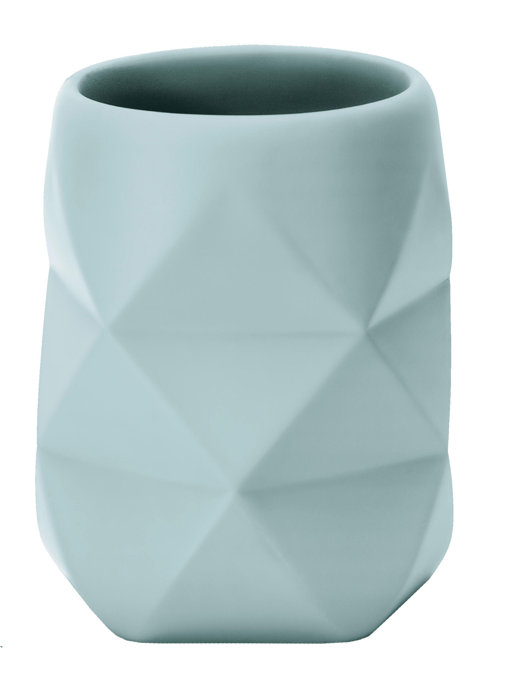 ZAHNPUTZBECHER Stein - Mintgrün, Konventionell, Stein (8,00/10,00cm) - Kleine Wolke