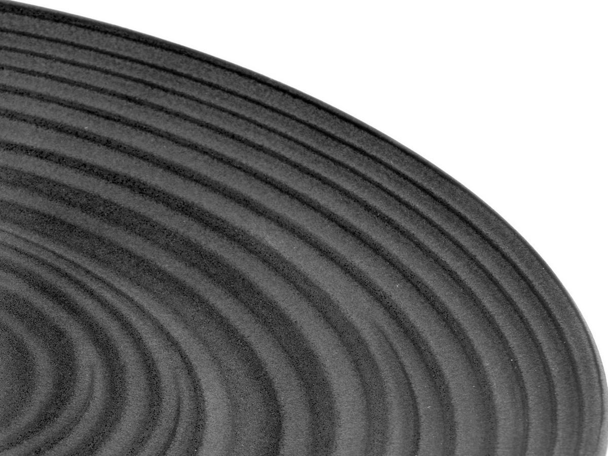 TAFELSERVICE Lava Stone black 18-teilig  - Schwarz, Design, Keramik - Creatable
