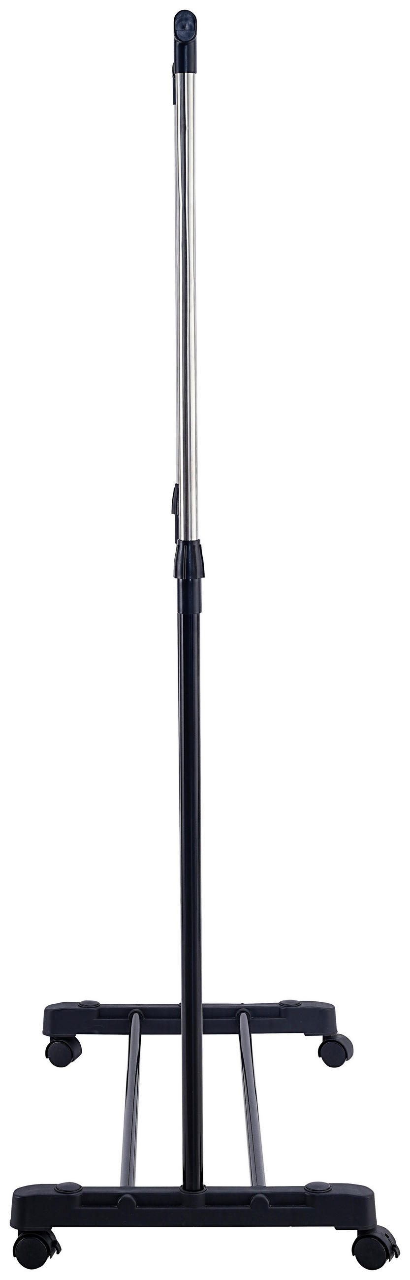 STALAK ZA ODEĆU  crna, srebrna  metal  - srebrna/crna, Osnovno, metal/plastika (80/90-160/43cm) - Boxxx