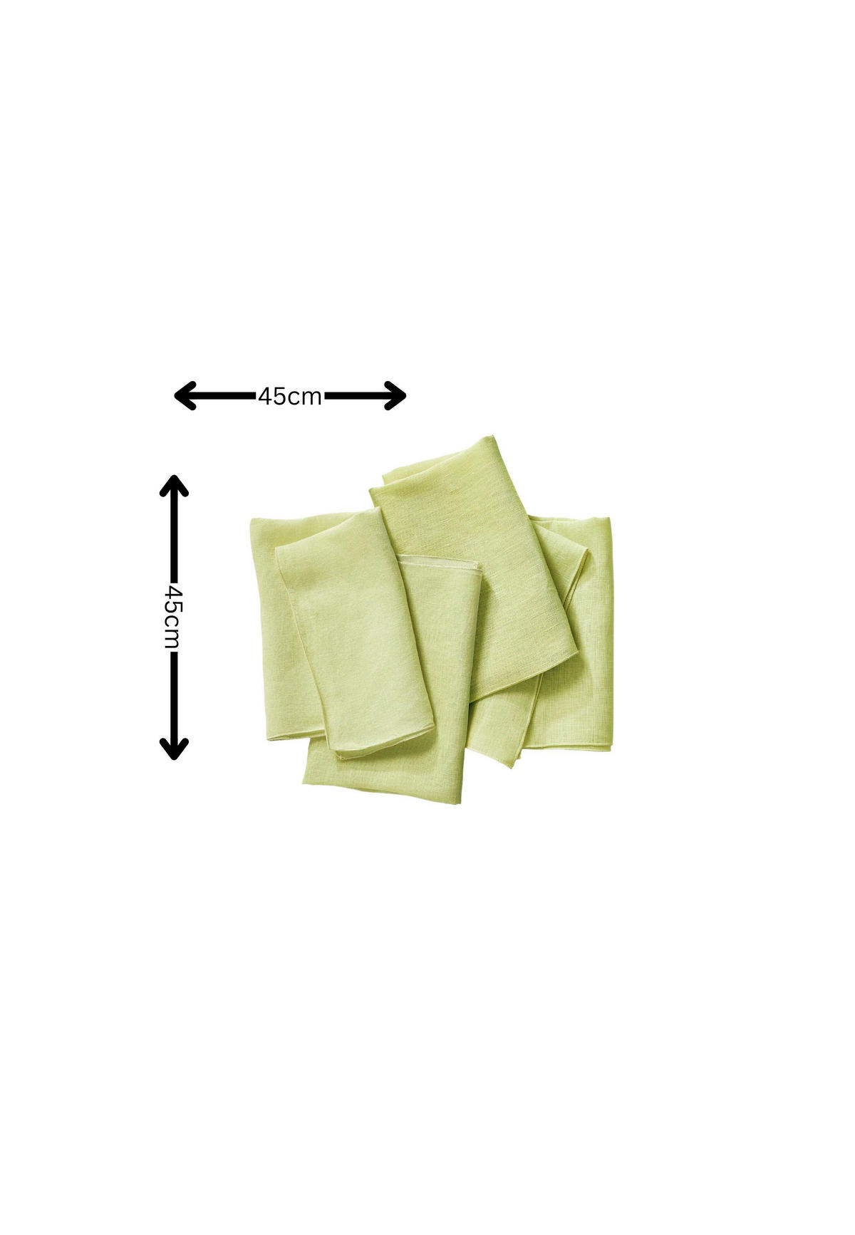 STOFFSERVIETTE 45/45 cm   - Salbeigrün, Basics, Textil (45/45cm) - FYNCH-HATTON