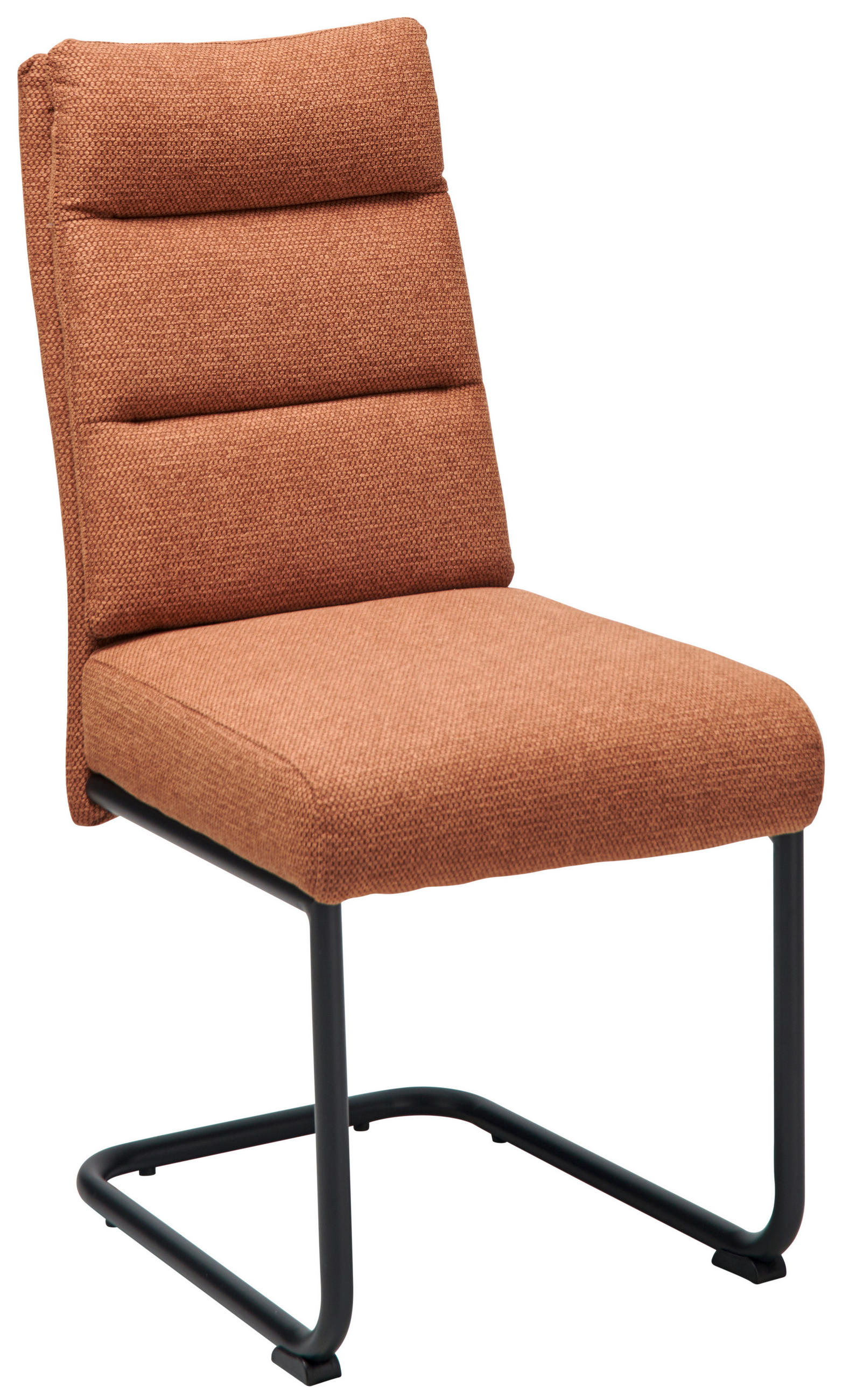 SCHWINGSTUHL  in Eisen Webstoff  - Hellbraun/Schwarz, LIFESTYLE, Holz/Textil (45/94/62cm) - MID.YOU