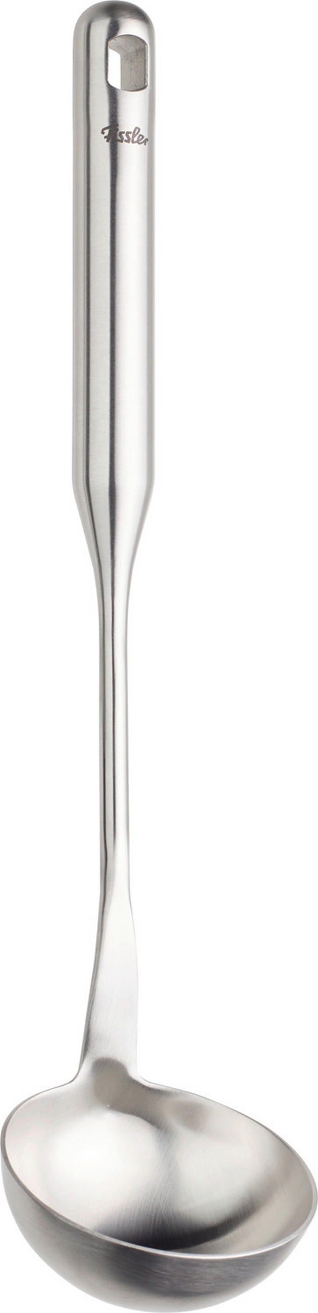 SCHÖPFLÖFFEL Fissler Essential  - Edelstahlfarben, Basics, Metall (33,5/8/6cm) - Fissler