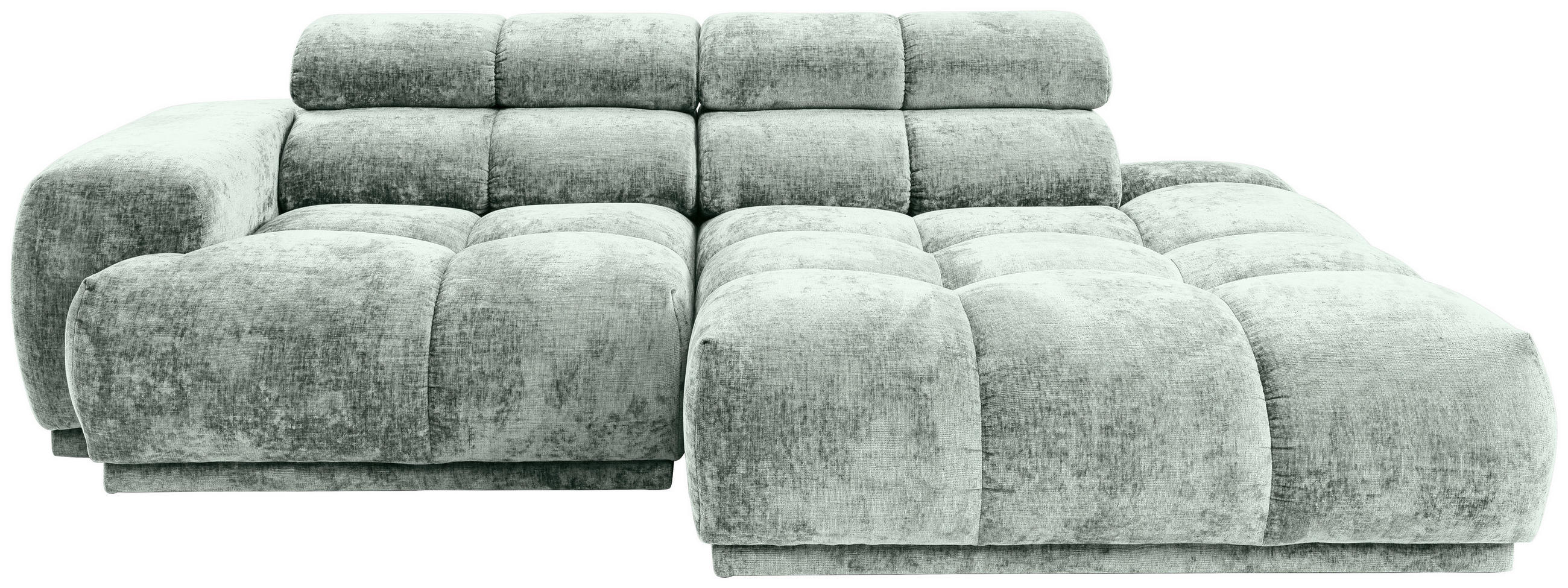 ECKSOFA 239/150 cm  in Flachgewebe Hellblau Rücken echt, Kopfteilverstellung  239/150 cm  - Hellblau, MODERN, Textil (239/150cm) - MID.YOU