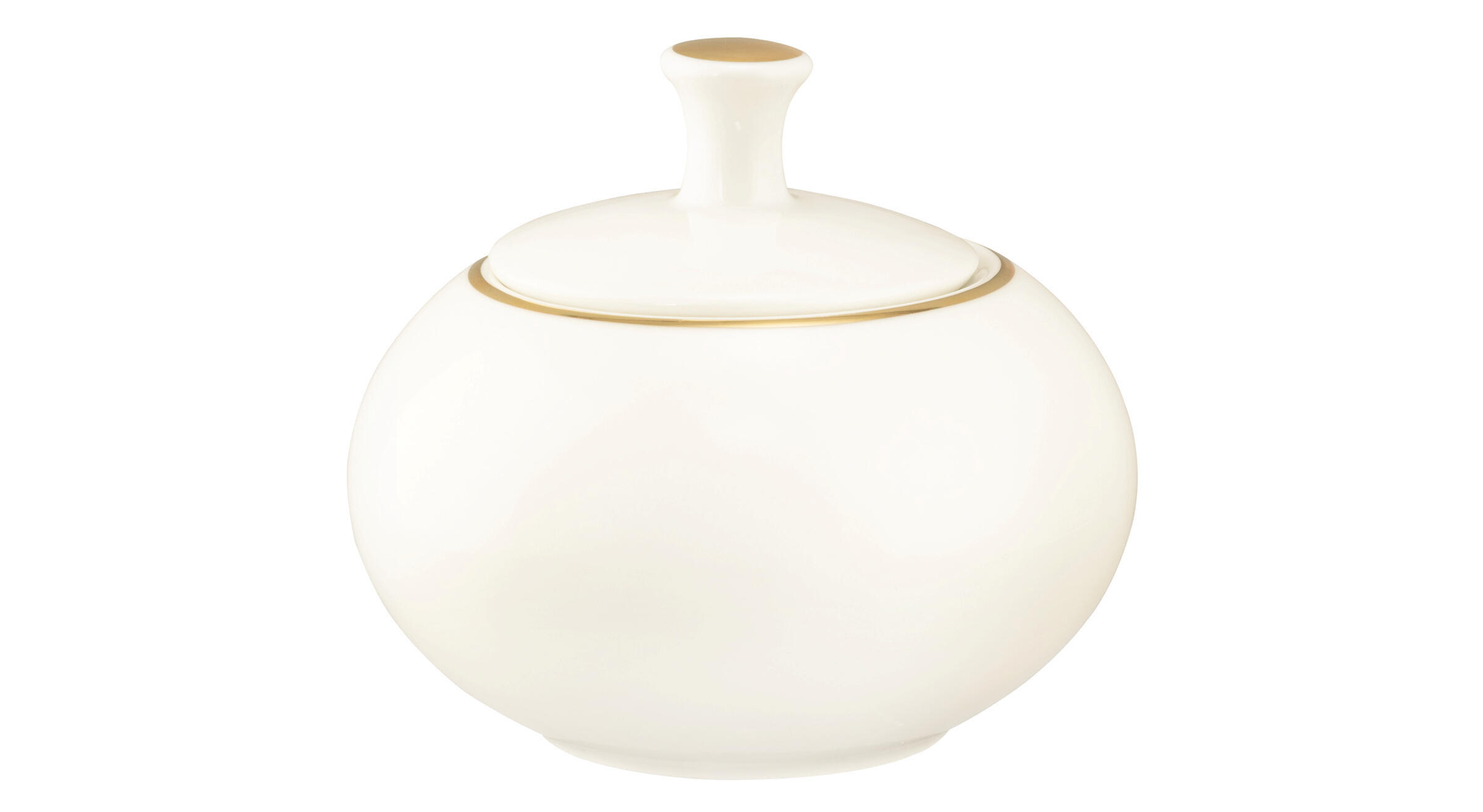 POSUDA ZA ŠEĆER  Savona            - boja sedefa/zlatna, Osnovno, keramika (0,3l) - Seltmann Weiden