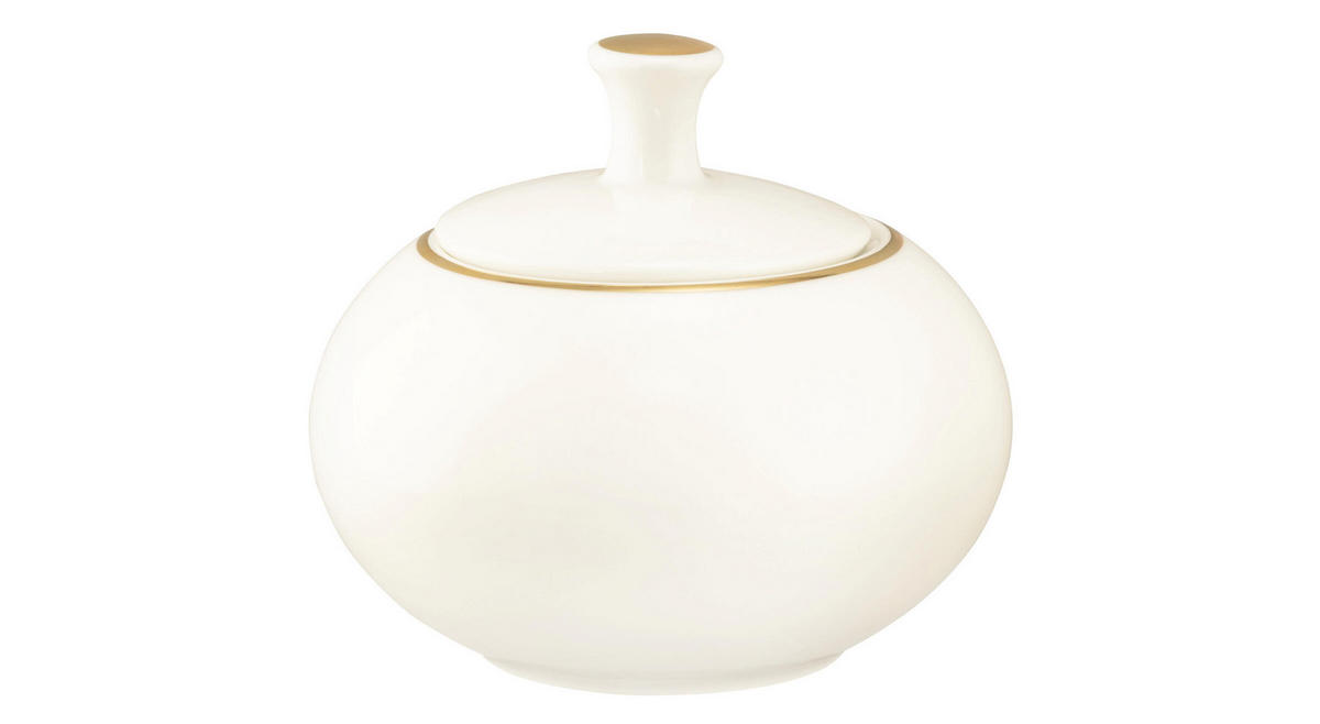 POSUDA ZA ŠEĆER  Savona            - boja sedefa/zlatna, Osnovno, keramika (0,3l) - Seltmann Weiden