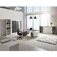BÜRO Beimöbel erhältlich, erweiterbar Grau, Weiß - Weiß/Grau, Design, Holzwerkstoff (280/220,5/40cm) - Moderano