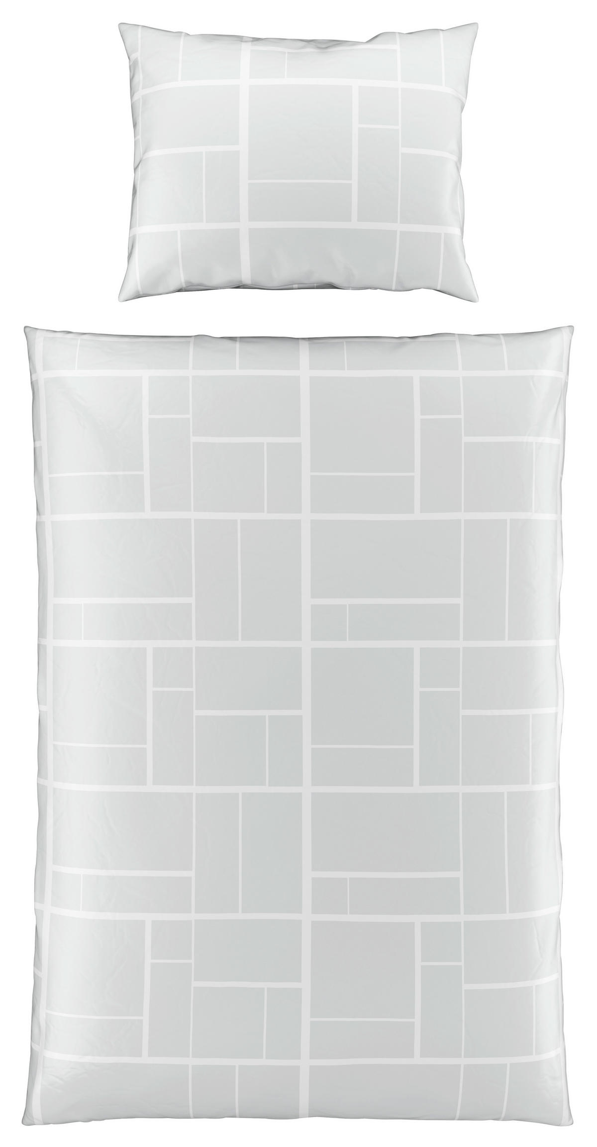 POVLEČENÍ, satén, světle šedá, 140/200 cm - světle šedá, Konvenční, textil (140/200cm) - Dieter Knoll
