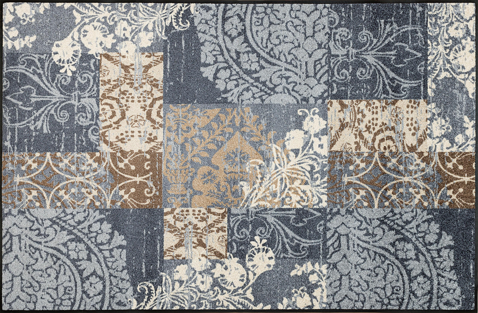 VINTAGE-TEPPICH 115/175 cm Armonia Grey Braun, Grau, Beige  - Beige/Braun, KONVENTIONELL, Kunststoff/Textil (115/175cm) - wash+dry