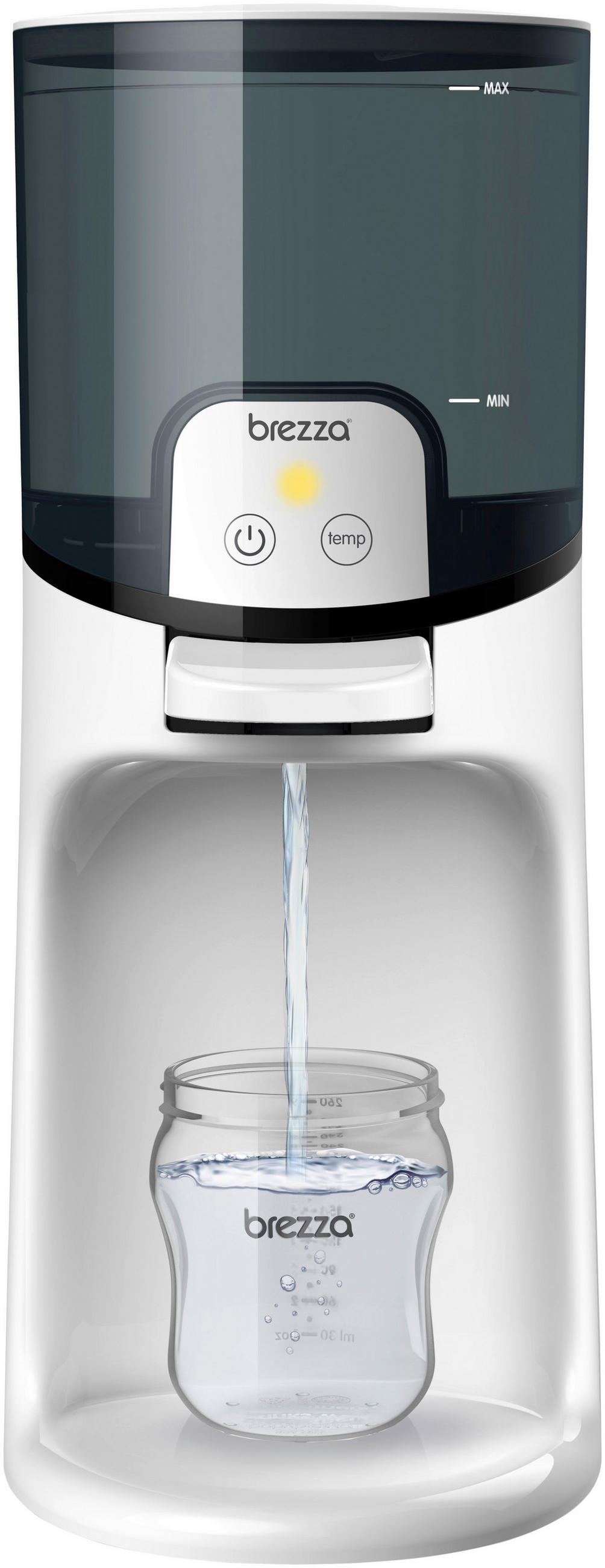 BABYNAHRUNGSZUBEREITER Insatnt Warmer  - Weiß, Basics, Kunststoff (19/36.7/15.7cm) - Baby Brezza