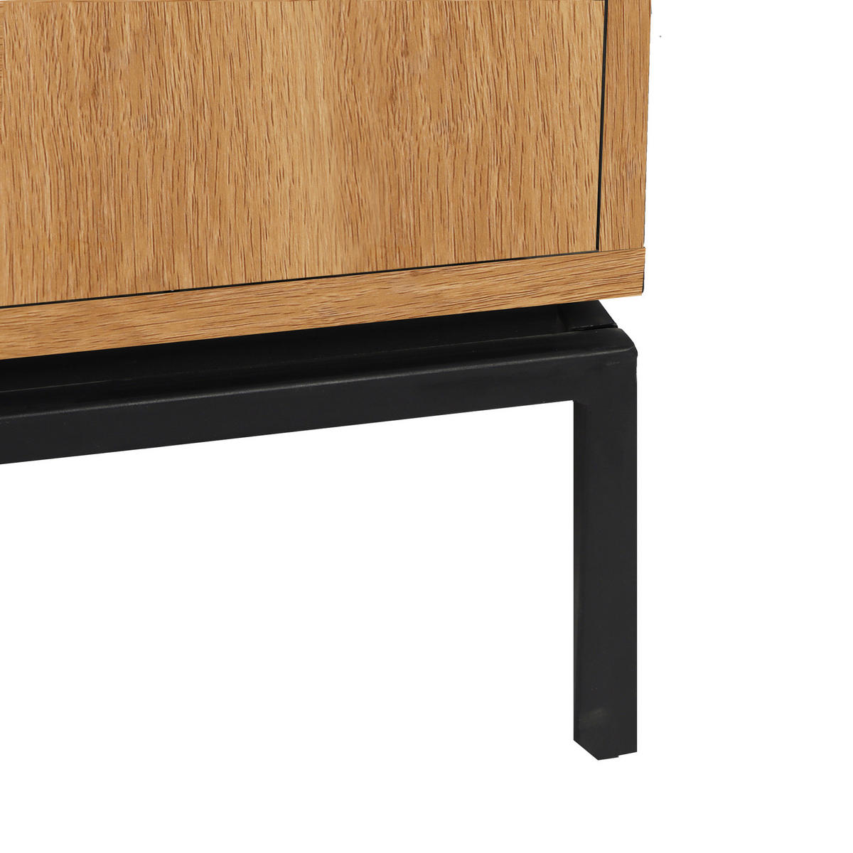ESKÜVŐI SZEKRÉNY 110/180/40 cm  - natúr/fekete, Design, faalapú anyag (110/180/40cm) - Xora